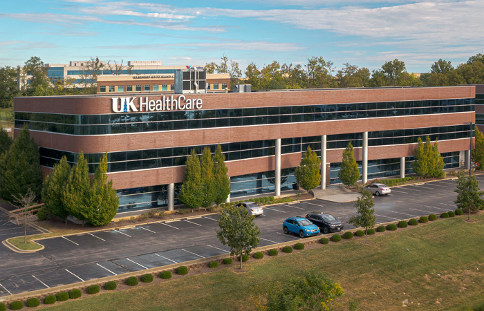 Exterior of UK HealthCare Fountain Court