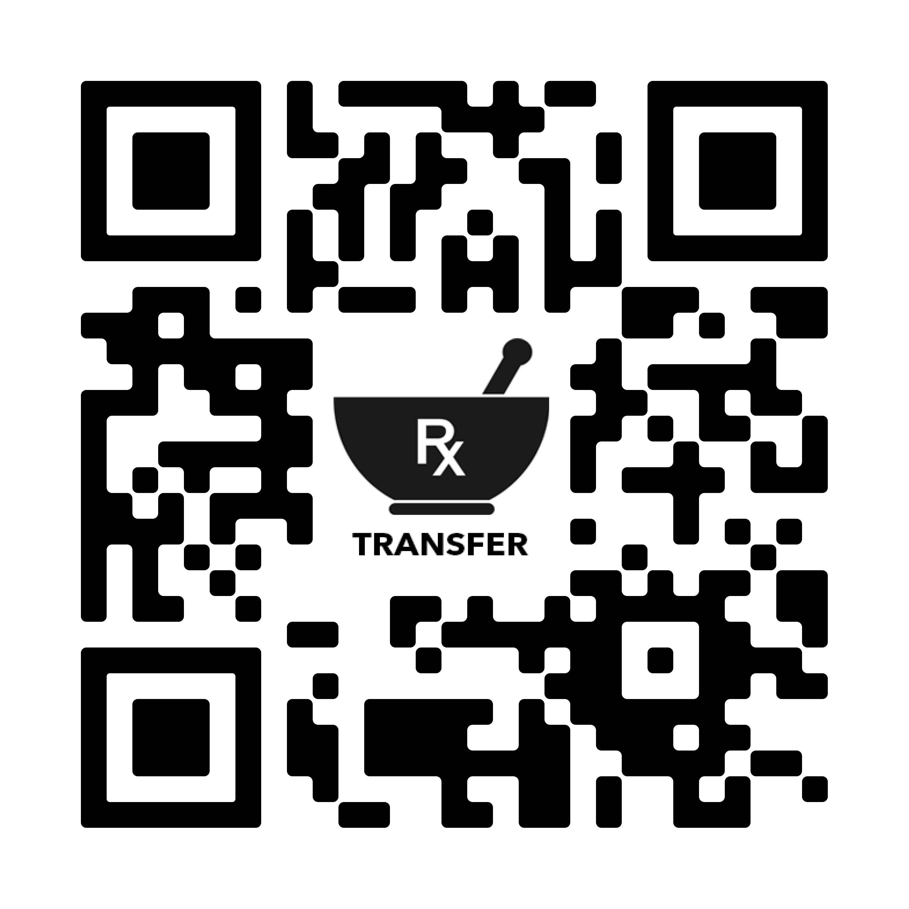 QR code to transfer prescriptions