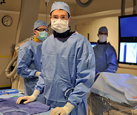 Heart catheterization lab