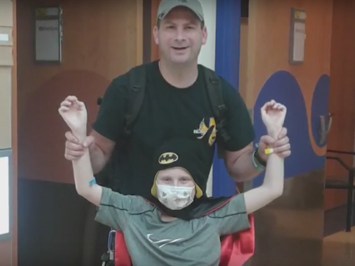 Dalton Green and his father