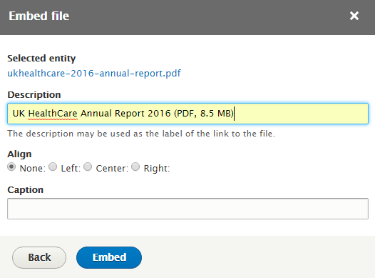 Embedding a PDF