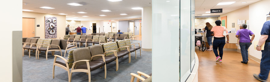 The Orthopaedic Surgery & Sports Medicine waiting room