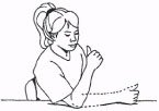 Elbow flexion extension illustration