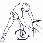 Shoulder range of motion codman's exercises illustration