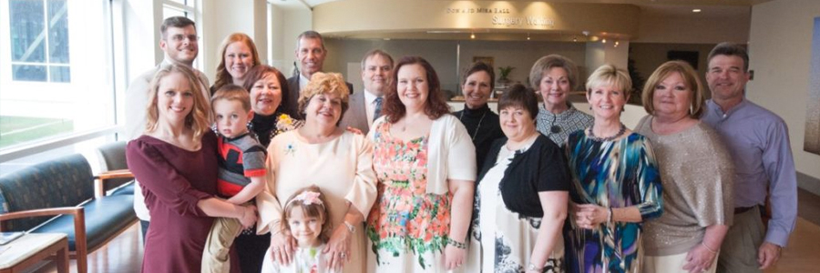 Missy Scanlon poses with her family.