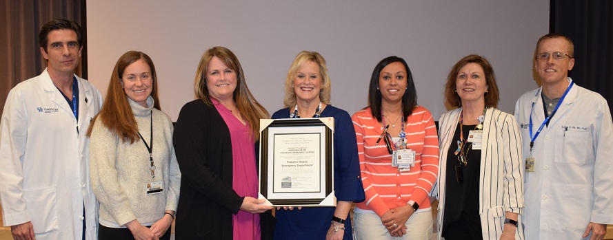 Makenna David Pediatric Emergency Center named a pediatric ready emergency department