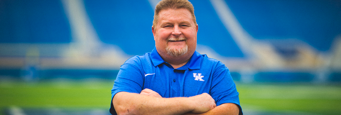 Jimmy Rhoades at Commonwealth Stadium.