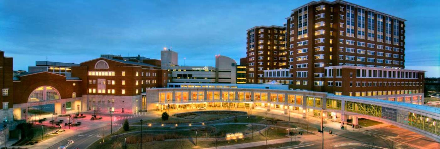 UK Chandler Hospital at Dusk